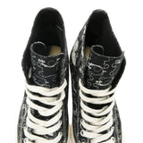 [27cm] UNDERCOVER x CONVERSE ADDICT 1CL579 CHUCK TAYLOR MATERIAL UC HI SNEAKERS BLACK WHITE