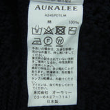 [3] AURALEE COTTON LILY-YARN MESH KNIT P/O DARK NAVY