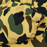 [S] A BATHING APE BAPE 90s-00s 1ST CAMO NYLON ANORAK HOODIE YELLOW CAMO FLEECE-LINED