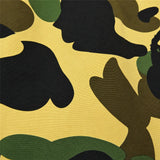 [S] A BATHING APE BAPE 90s-00s 1ST CAMO NYLON ANORAK HOODIE YELLOW CAMO FLEECE-LINED
