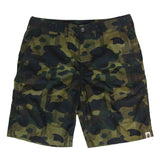 [M] A BATHING APE BAPE CAMO NYLON SHORTS HALF PANTS KHAKI