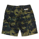 [M] A BATHING APE BAPE CAMO NYLON SHORTS HALF PANTS KHAKI
