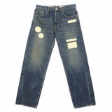 [32] SUPREME x NUMBER (N)INE 25AW PATCHES LOOSE FIT JEAN INDIGO BLUE