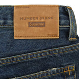[32] SUPREME x NUMBER (N)INE 25AW PATCHES LOOSE FIT JEAN INDIGO BLUE