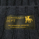VISVIM 22AW CONTRARY DEPT KNIT CAP NAVY
