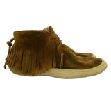 [US8] VISVIM KUIVA SHAMAN FOLK SUEDE LEATHER LOW-CUT SNEAKERS LIGHT BROWN