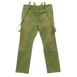 [1] VISVIM 21SS TRAVAILLER BRACES PANTS DMGD GREEN