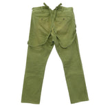 [1] VISVIM 21SS TRAVAILLER BRACES PANTS DMGD GREEN