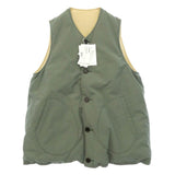 [2] VISVIM 21SS KORA DOWN VEST (REVERSIBLE) BEIGE X KHAKI
