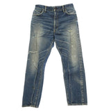 [1] VISVIM 22SS SS JOURNEYMAN PANTS TACKED DMGD INDIGO