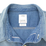 [2] VISVIM 26SS LARRIKAN L/S CRASH WORK SHIRT INDIGO BLUE