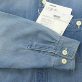 [2] VISVIM 26SS LARRIKAN L/S CRASH WORK SHIRT INDIGO BLUE