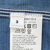 [2] VISVIM 26SS LARRIKAN L/S CRASH WORK SHIRT INDIGO BLUE