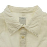 [2] VISVIM 16SS 1910 P.O. SHIRT L/S PULLOVER SHIRT WHITE