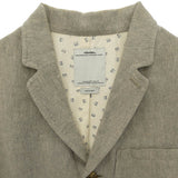 [2] VISVIM 14SS GRANGER BLAZER LINEN 4-BUTTON TAILORED JACKET GREY