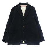 [1] VISVIM 17SS HOPILAND BLAZER WOOL 3-BUTTON TAILORED JACKET DARK NAVY