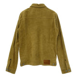 [2] VISVIM 15AW ITALIAN VEGETABLE-TANNED COWHIDE SHELL CONCHO LEATHER TRUCKER JACKET BEIGE