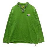 [XL] HUMAN MADE 21AW STAND COLLAR SWEATSHIRT GREEN