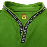 [XL] HUMAN MADE 21AW STAND COLLAR SWEATSHIRT GREEN