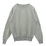 [4] AURALEE 23AW SMOOTH SOFT SWEAT P/O CREWNECK SWEATSHIRT LIGHT BLUE