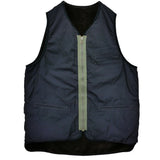 [2] VISVIM 21AW CONTRARY DEPT LINER VEST REVERSIBLE DARK NAVY DARK BROWN