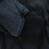 [1] A.PRESSE 26AW VINTAGE SILK B-15C FLIGHT JACKET REVERSIBLE ZIP-UP BOMBER NAVY