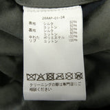 [1] A.PRESSE 26AW VINTAGE SILK B-15C FLIGHT JACKET REVERSIBLE ZIP-UP BOMBER NAVY