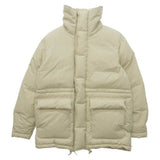 [1] AURALEE 24AW x TEKLA STRIPE DOWN JACKET WHITE