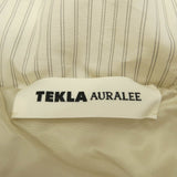 [1] AURALEE 24AW x TEKLA STRIPE DOWN JACKET WHITE