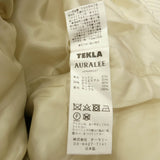 [1] AURALEE 24AW x TEKLA STRIPE DOWN JACKET WHITE