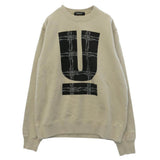 [2] UNDERCOVER 26AW UC2F4892-3 WIRE PATTERN U LOGO GRAPHIC PULLOVER SWEATSHIRT BEIGE