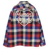 [L] HUMAN MADE 25AW HM30SH013 WOOL CHECK SHIRT JACKET MULTICOLOR