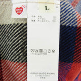 [L] HUMAN MADE 25AW HM30SH013 WOOL CHECK SHIRT JACKET MULTICOLOR