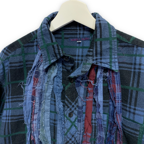 XS] Needles Rebuild Ribbon Cut Flannel Shirt – StylisticsJapan.com