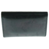 GORO'S SILVER CONCHO SADDLE LEATHER 2 FOLD MEDIUM WALLET