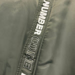 [L] Number Nine Logo MA-1 Bomber Jacket Olive