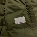 [S] Number Nine Logo Down Puffer Jacket Olive
