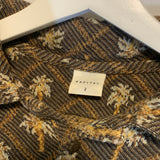 [M] Kapital Jacquard Woven Palm Tree Polo Shirt