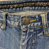 [S] Number Nine Nano Universe Slim Distressed Denim Jeans Indigo