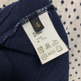 [XL] Kapital Diver Polka Dot Polo Shirt Grey