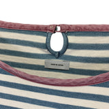 [M] Visvim 14SS Border Crew L/S Tee T Shirt White/Indigo