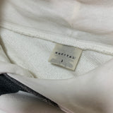 [L] Kapital Surf Star Pullover Hoodie White