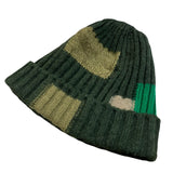[ONE SIZE] KAPITAL 5G WOOL TUGIHAGI KNIT CAP EK-1510XH GREEN KHAKI