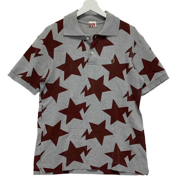 M] A Bathing Ape Bape Sta All Over Polo Shirt – StylisticsJapan.com