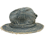 KAPITAL 11.5OZ DENIM OLD MAN AND THE SEA HAT (CRASH REMAKE) INDIGO (EK-1103)