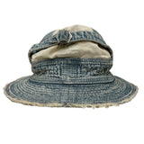 KAPITAL 11.5OZ DENIM OLD MAN AND THE SEA HAT (CRASH REMAKE) INDIGO (EK-1103)