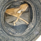 KAPITAL 11.5OZ DENIM OLD MAN AND THE SEA HAT (CRASH REMAKE) INDIGO (EK-1103)