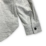 [L] Number Nine Hooded Flannel L/S Shirt Grey