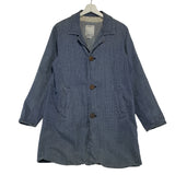 [S] Visvim 14SS Mies Coat Indigo Check