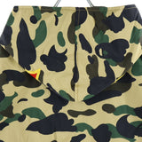 [M] A BATHING APE CAMO SHARK ZIP-UP MOUNTAIN PARKA KHAKI